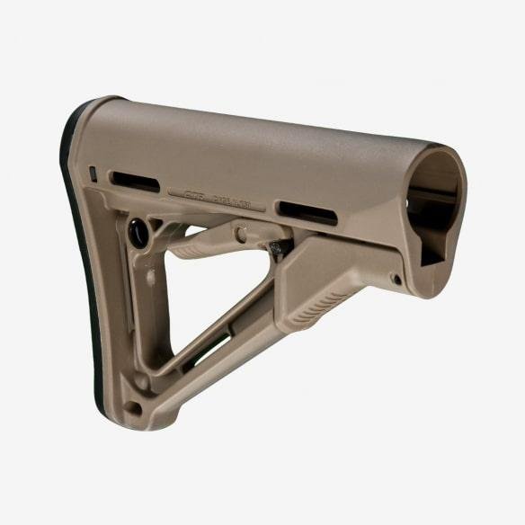 https3A2F2Fmedia.chattanoogashooting.com2Fimages2Fproduct2FZZMAG310FDE12FZZMAG310FDE1-1.jpg Magpul CTR Stock Fits AR-15 Adjustable Flat Dark Earth (WTF)