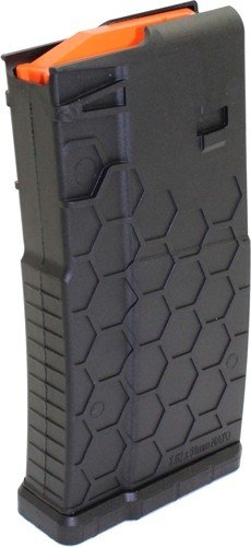 hx1020sr25s1blk_left_2.jpg HEXMAG MAGAZINE SR-25 308 WIN - 10RD BLACK POLYMER