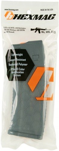 hx1530ar15s2gry_pkg_2.jpg HEXMAG MAGAZINE AR-15 5.56X45 - 15RD GRAY POLYMER SERIES 2