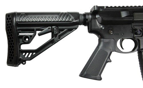 iat02012_on-display_2.jpg ADAPTIVE TACTICAL STOCK AR-15 - MIL-SPEC POLYMER BLACK