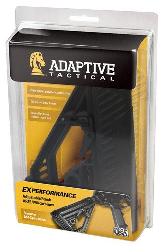 iat02012_pkg_2.jpg ADAPTIVE TACTICAL STOCK AR-15 - MIL-SPEC POLYMER BLACK