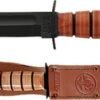 k1250_sheath.jpg KA-BAR FIGHTING/UTILITY KNIFE - 5.25" SHORT W/LTHR SHTH USMC
