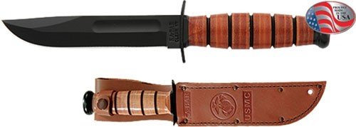 k1250_sheath.jpg KA-BAR FIGHTING/UTILITY KNIFE - 5.25" SHORT W/LTHR SHTH USMC