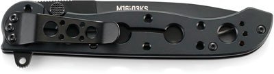 m1603ks_closed_clip.jpg CRKT M16-03KS 3.5" PLAIN EDGE - SPEAR POINT BLACK BLADE