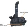 UTG HOLSTER SPECIAL OPS LEFT - HAND TACTICAL LEG HOLSTER BLK