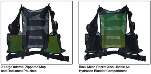 UTG TACTICAL VEST V547 BLACK - LAW ENFORCEMENT