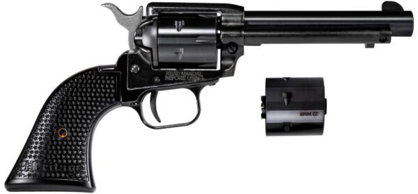 rr22mb4pg60f1.jpg HERITAGE MANUFACTURING 22LR/22M BLUE 4.75" FS POLY