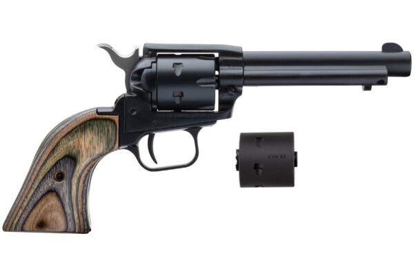 rr22mbs4275d.jpg HERITAGE MANUFACTURING 22LR/22M BLK/CAMO LAM 4.75" FS