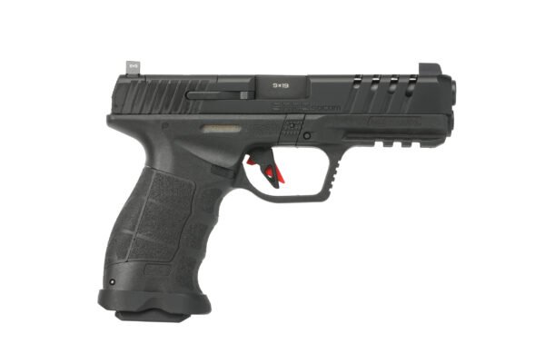 s2sar9socombl9dfc.jpg SAR FIREARMS SAR9 SOCOM 9MM BLK 5.2" TB
