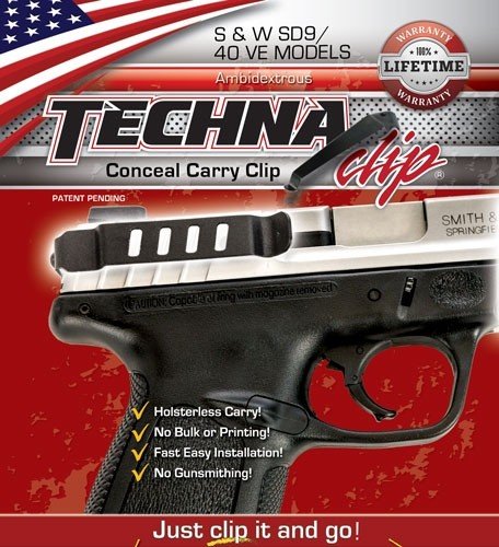 sdba_pkg.jpg TECHNA CLIP HANDGUN RETENTION - CLIP S&W SDVE 9/40 RH/LH
