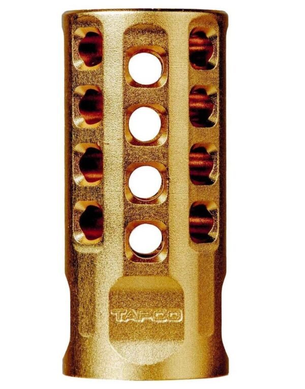 tap22032e9b2.jpg TAPCO 10/22 MUZZLE BRAKE GOLD