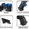 tlbp88q_features_2.jpg UTG BIPOD TACTICAL OP 8-12.4" - PICATINNY MOUNT W/STUD ADAPTER