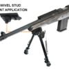 tlbp88q_mount.jpg UTG BIPOD TACTICAL OP 8-12.4" - PICATINNY MOUNT W/STUD ADAPTER