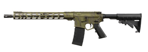 wisearodgtigerstripela7cd.jpg WISE ARMS WA-15B 5.56MM ODG TIGER 16"