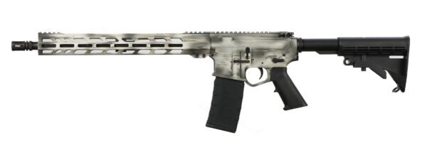 wisearwhitesiggreybwlba60.jpg WISE ARMS WA-15B 5.56MM WHITE/GRY BW 16"