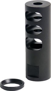 yhm25a_2.jpg YHM LOW PROFILE MUZZLE BRAKE - 5.56MM FOR 1/2X28 THREADS