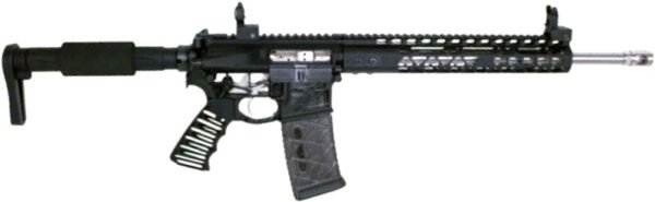 zulspg_on-gun_1.jpg GUNTEC ULT LIGHT SKELETONIZED - PISTOL GRIP BLK