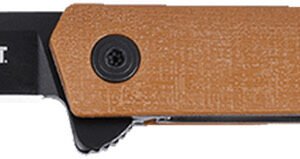 CRK CEO FLIPPER CLIP POINT TAN