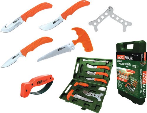 728C.jpg ACCUSHARP GAME PROCESSING KIT - COMPLETE 9-PIECE KIT W/HD CASE