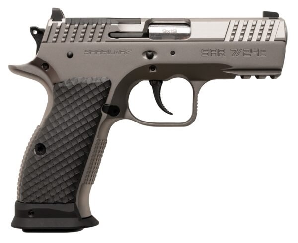 810075874440-1.jpg SAR FIREARMS 7/24 COMPACT 9MM SS 3.9" 17+1