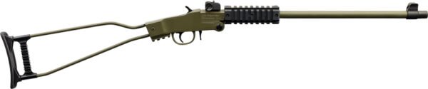 G500266.jpg CHIAPPA LITTLE BADGER 22LR - 1/2X28" THREADED OD GREEN CKTE