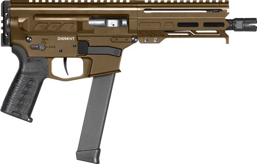 G99A68A2MB_1.jpg CMMG PISTOL DISSENT MKGS 9MM - 6.5" 30RD MIDNIGHT BRONZE