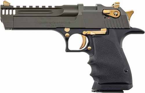 DESERT EAGLE L5 SERIES 50AE - 5" BLACK & GREEN CERAKOTE