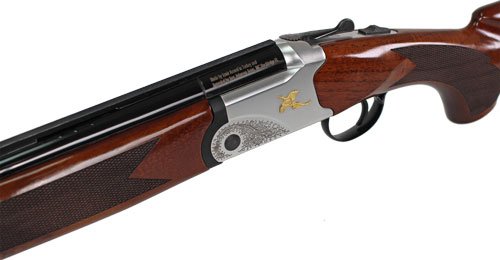 IVER JOHNSON 600LW O/U 12GA 3" - 26"VR SILVER BLACK WALNUT