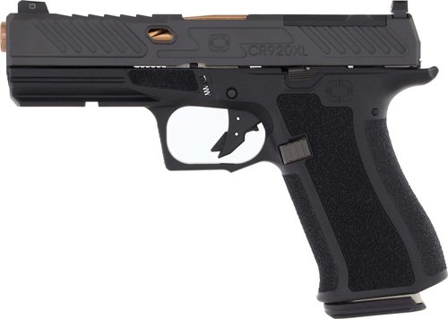 GSS5027_LEFT_1.jpg SHADOW SYSTEMS CR920XL ELITE - 9MM OPTIC CUT FLUTED BRONZE