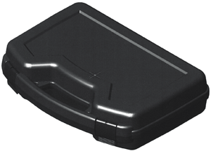 MTM807.gif MTM SINGLE HANDGUN CASE - UP TO 6" BARREL LOCKABLE