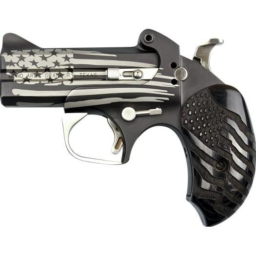 https3A2F2Fmedia.chattanoogashooting.com2Fimages2Fproduct2FBEBAOGPB2FBEBAOGPB-1.jpg Bond Arms Old Glory Handgun .45/410 2rd Capacity 3.5" Barrel Black Flag Black Driving Holster