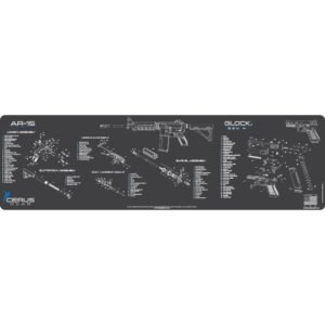 https3A2F2Fmedia.chattanoogashooting.com2Fimages2Fproduct2FCIMMAR15GLKSCHGRY2FCIMMAR15GLKSCHGRY.jpg Cerus Gear Magnum XXL 14x48 AR-15/Glock Combo Schematic Promat Grey
