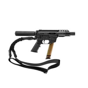 https3A2F2Fmedia.chattanoogashooting.com2Fimages2Fproduct2FFQFX9P4T2FFX-9P4-T_1.jpg Freedom Ordnance FX-9 AR Style Handgun 9mm Luger 31rd Magazine 4" Barrel with Sling Uses Glock Style Mags