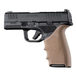 https3A2F2Fmedia.chattanoogashooting.com2Fimages2Fproduct2FHA183232FHA18323-1.jpg Hogue HandAll Beaver Tail Handgun Grip Sleeve Springfield Armory Hellcat Pro FDE
