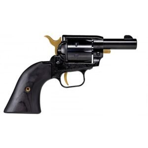 https3A2F2Fmedia.chattanoogashooting.com2Fimages2Fproduct2FHXBK22B2GLD2FHXBK22B2GLD.jpg Heritage Barkeep Revolver 22 LR 6/rd Magazine 2.68" Barrel Black with Custom Gold Accents
