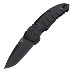 https3A2F2Fmedia.chattanoogashooting.com2Fimages2Fproduct2FJN241162FJN24116_1.jpg Hogue A01-Microswitch Automatic Folder Knife 2-3/4" Drop Point Blade Black
