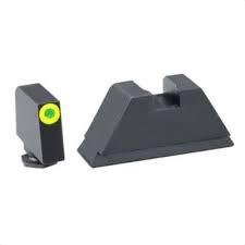 https3A2F2Fmedia.chattanoogashooting.com2Fimages2Fproduct2FKQGL6812FKQGL681.jpg Green Tritium LimeGreenLumi Outline .350/Flatblack .429 for Glck TallSupp