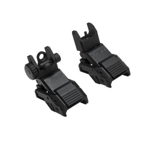 https3A2F2Fmedia.chattanoogashooting.com2Fimages2Fproduct2FNRVMARFLC2FNRVMARFLC.jpg Vism Pro Series AR Flip up Front and Rear Sight Set