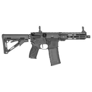 https3A2F2Fmedia.chattanoogashooting.com2Fimages2Fproduct2FSW138882FSW138882.jpg S&W M&P15 AXE SBR .300 Blackout 30rd Magazine 8" Threaded Barrel M-LOK Handguard Black Flip Sights