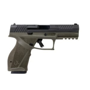 https3A2F2Fmedia.chattanoogashooting.com2Fimages2Fproduct2FTX1TX9F441OD2F1-TX9F441-OD_R.jpg Taurus TX9 Full Size Handgun 9mm Luger 17rd Magazines(2) 4.5" Barrel Matte/Slide OD Green/Frame