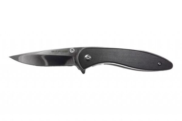 https3A2F2Fmedia.chattanoogashooting.com2Fimages2Fproduct2FVKSK8202FVKSK820.jpg Sarge Knives Black Brushed Swift Assist Folding Knife