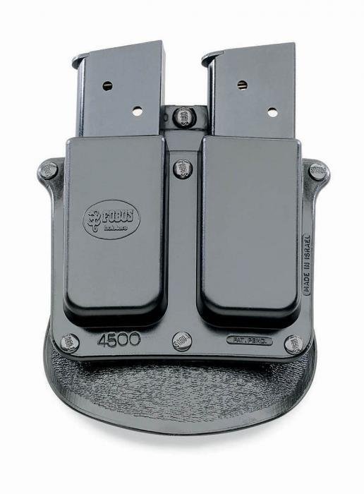 https3A2F2Fmedia.chattanoogashooting.com2Fimages2Fproduct2FXG4500P2FXG4500P.jpg Fobus .45 Double Magazine Paddle Pouch Single Stack