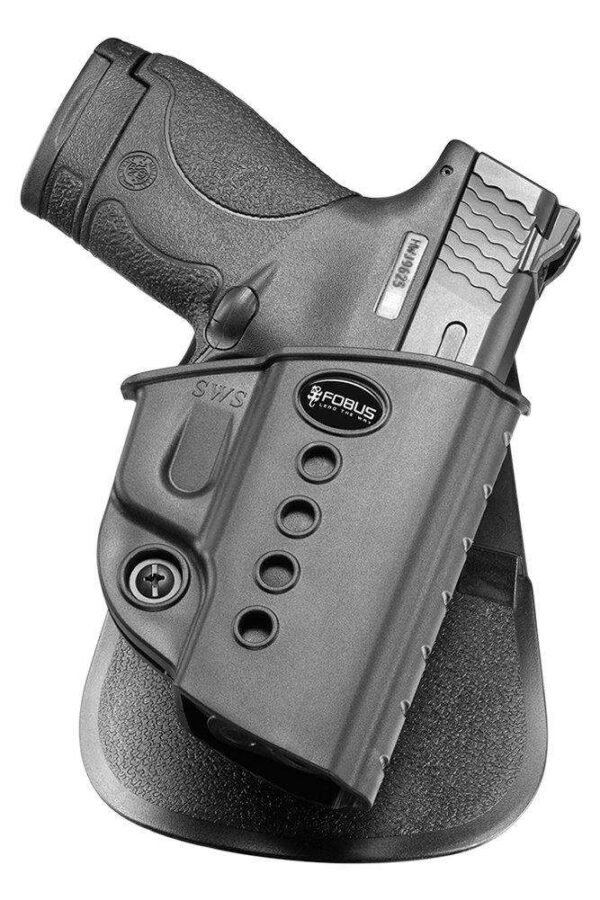 https3A2F2Fmedia.chattanoogashooting.com2Fimages2Fproduct2FXGSWS2FXGSWS_1.jpg Fobus Evolution Series Retention Paddle Holster for WALTHER PPS/ M&P Shield M2.0 9mm & .40 Black Right Hand