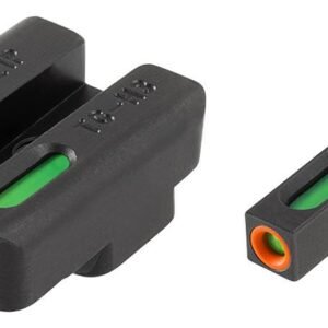 https3A2F2Fmedia.chattanoogashooting.com2Fimages2Fproduct2FXRTG13CZ1PC2FXRTG13CZ1PC.jpg Truglo TFX Pro Tritium/Fiber-Optic Day/Night Sights Fit CZ 75 Series (Most Models) - Front Orange/Green Rear