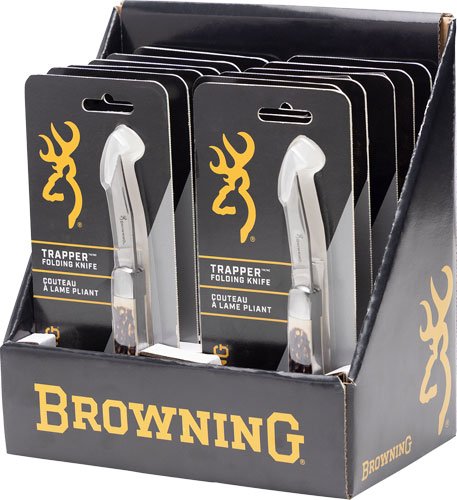 3220600A.jpg BROWNING KNIFE TRAPPER COUNTER - DISPLAY 12 KNIVES