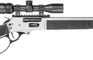 G14827.jpg S&W 1854 LARGE LOOP 45-70 GOVT - SCOPED 20" STAINLESS SYNTHETIC