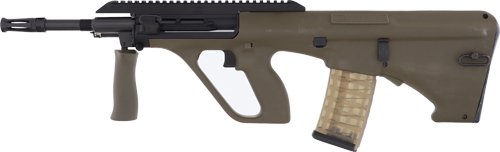 GAUGM2GRNEXT_LEFT.jpg STEYR AUG A3 M2 5.56/223 - 16" 30RD GREEN W/EXT RAIL