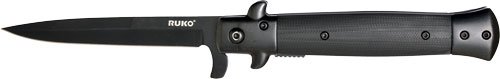 RUK0184BKCS.jpg RUKO FOLDER BLACKOUT SPRING - ASSIST 4" G10 CLAMSHELL