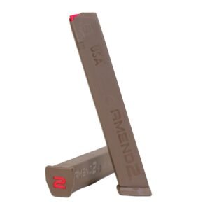 https3A2F2Fmedia.chattanoogashooting.com2Fimages2Fproduct2FADA2GLKSTICKFDE2FADA2GLKSTICKFDE.jpg Amend2 A2-Stick Handgun Magazine FDE 9mm Luger 34/rd