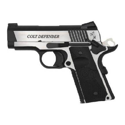 https3A2F2Fmedia.chattanoogashooting.com2Fimages2Fproduct2FCXO7082CE2FCXO7080CE.jpg Colt Combat Elite Defender Handgun 9mm Luger 8rd Magazine 3" Barrel Two-Tone Finish